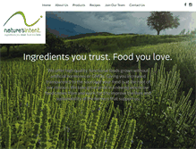 Tablet Screenshot of natures-intent.com